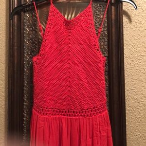 NWT Speechless Red Crochet top Maxi dress. X Small.  Great for the summer.